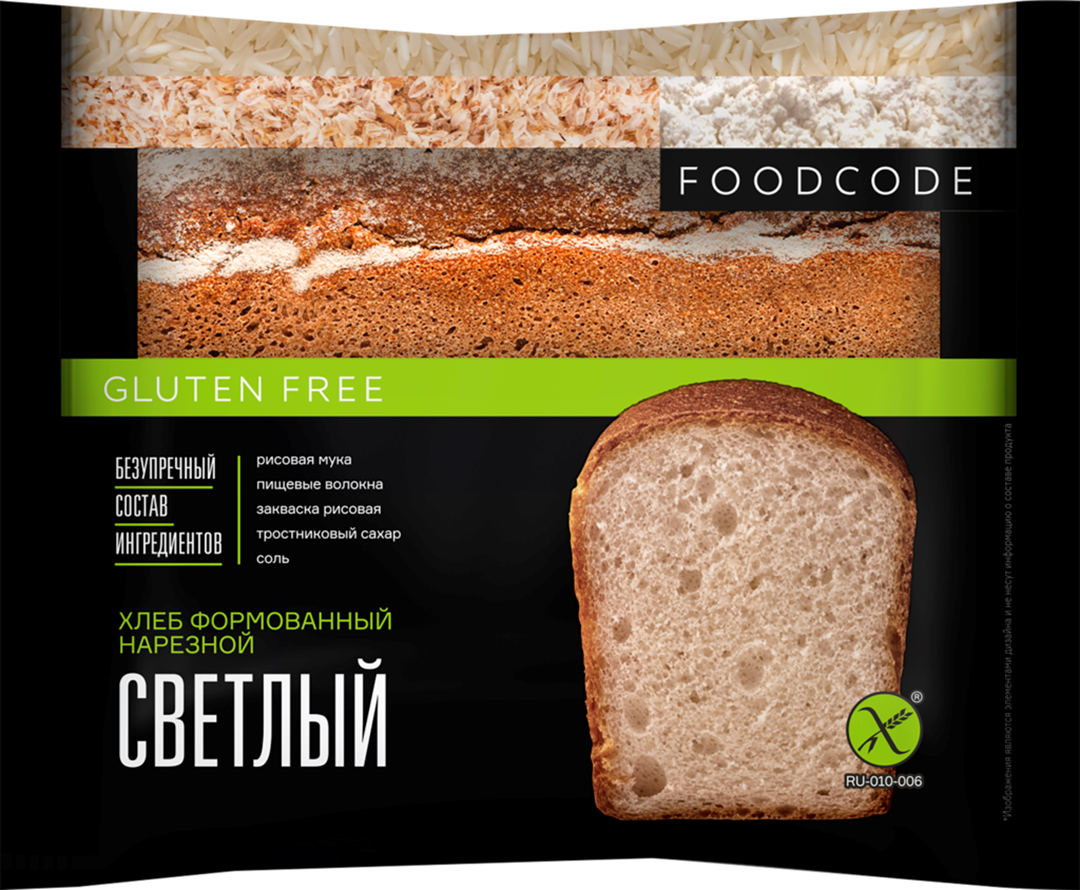 Хлеб белый Foodcode Светлый 250 г