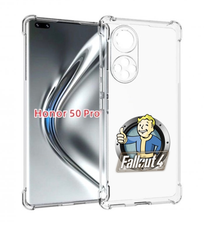 

Чехол бампер MyPads Fallout-4 для Honor 50 Pro/Nova 9 Pro, Прозрачный, Tocco