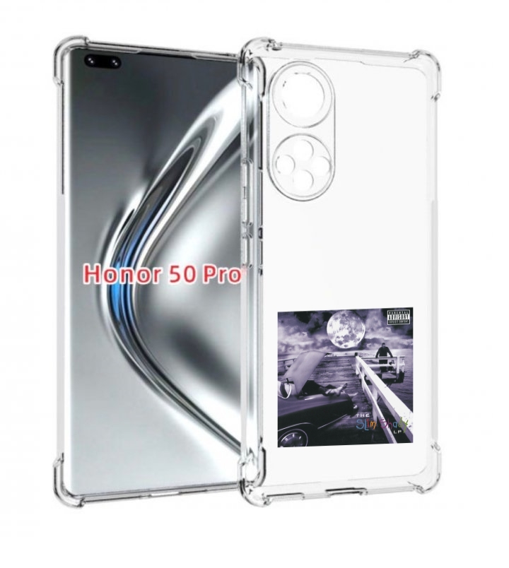 

Чехол Бампер Mypads Eminem The Slim Shady Lp Для Honor 50, Прозрачный, Tocco