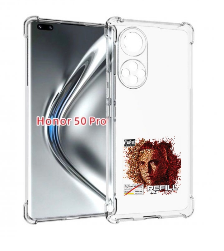 

Чехол Бампер Mypads Eminem Relapse, Refill Для Honor 50 P, Прозрачный, Tocco