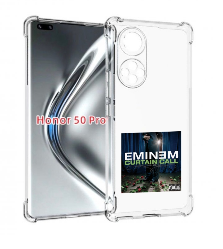 

Чехол Бампер Mypads Eminem Curtain Call, The Hits Для Huawei Hon, Прозрачный, Tocco