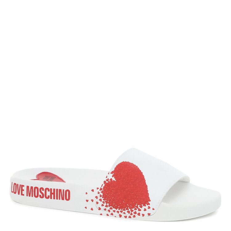 фото Шлепанцы женские love moschino ja28012g белые 37 eu