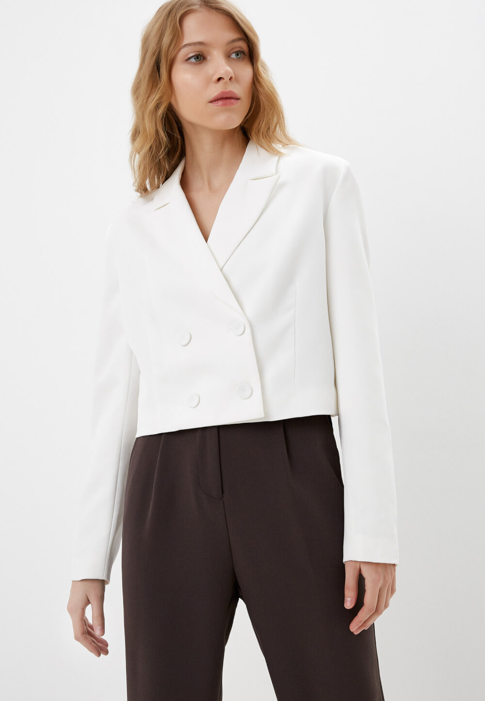 

Жакет женский Incity 1.1.2.21.01.42.00663/110602 белый 44 RU, 1.1.2.21.01.42.00663/110602