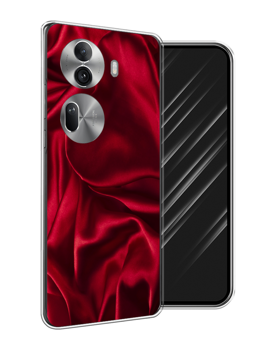 

Чехол Awog на Oppo Reno 11 Pro (Global) "Текстура красный шелк", 2515950-1