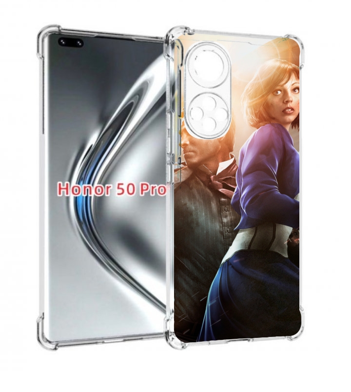 

Чехол бампер MyPads Bioshock Infinite для Honor 50 Pro/No, Прозрачный, Tocco