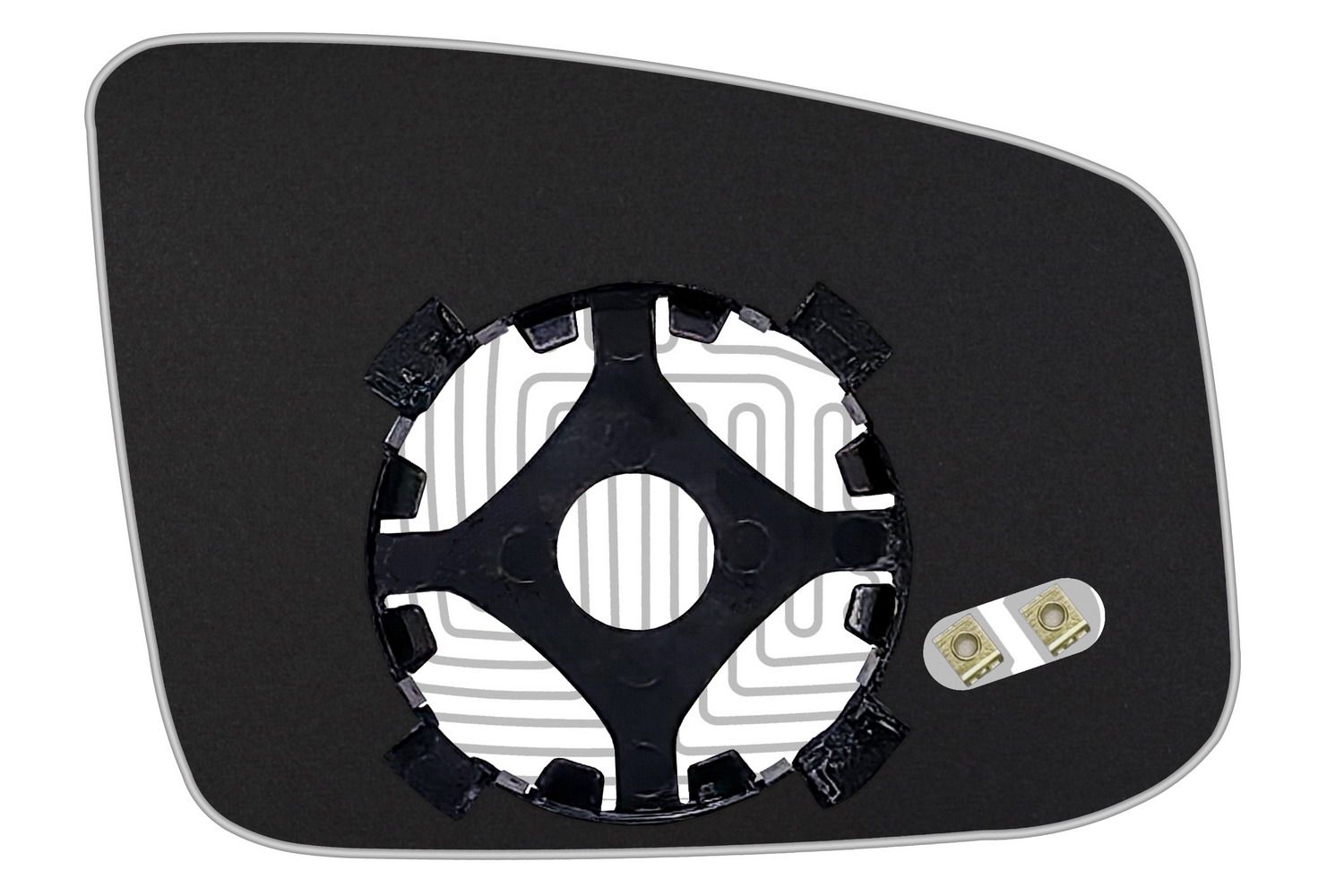 

Зеркальный Элемент Левый Renault Espace Iv (12-14) Асферика Голубой С Обогревом