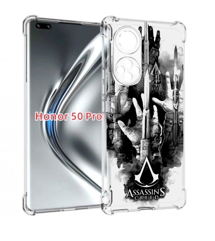 

Чехол бампер MyPads Assassin's Creed скрытый клинок для Huawei, Прозрачный, Tocco