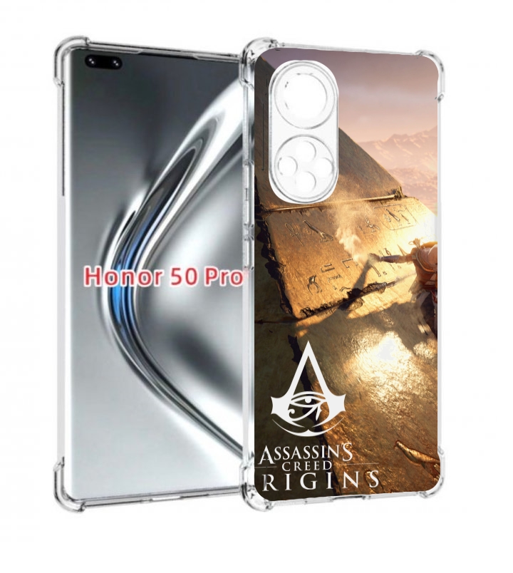 

Чехол бампер MyPads Assassin's Creed Origins для Honor 50, Прозрачный, Tocco