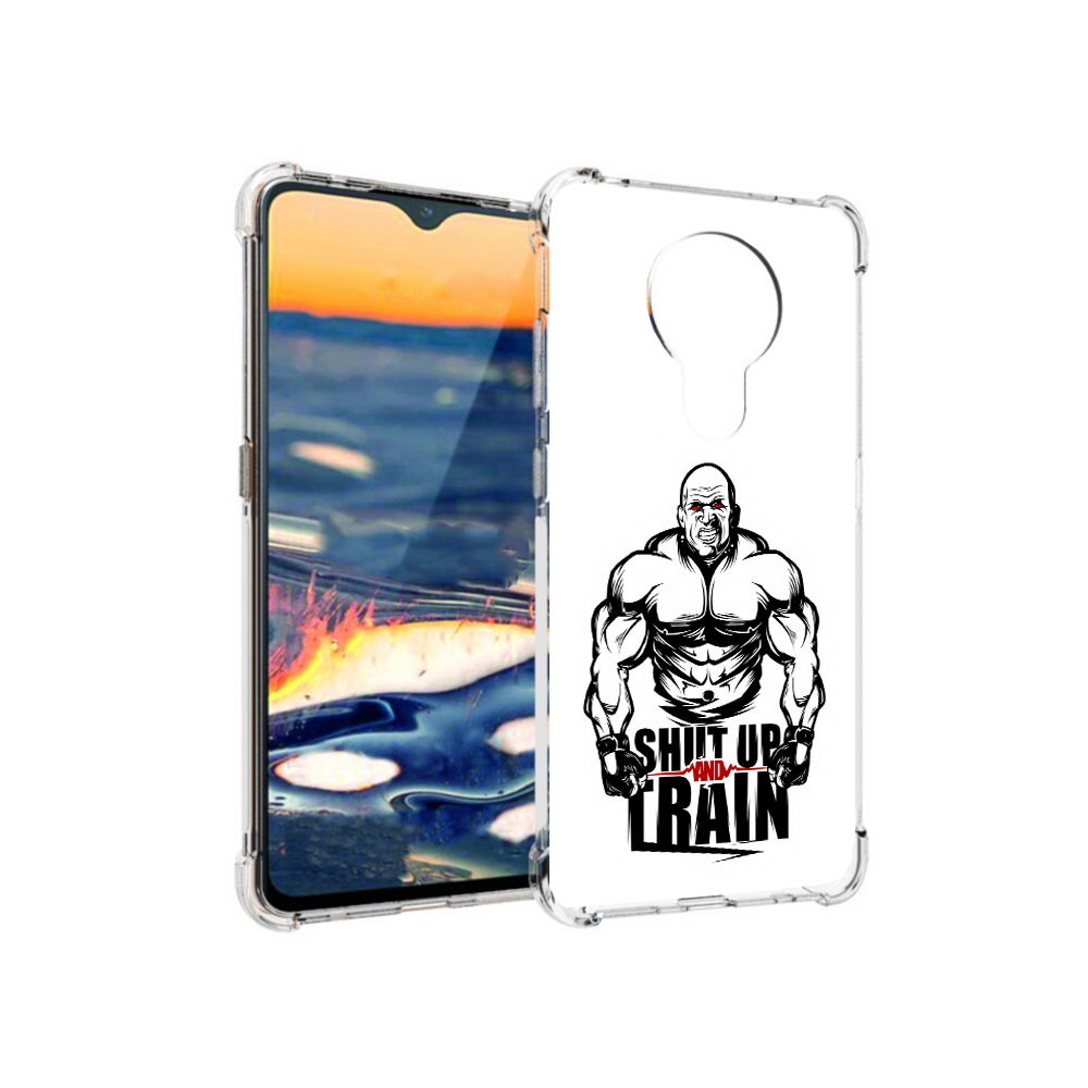 

Чехол MyPads Tocco для Nokia 5.3 здоровое тело (PT227052.106.356), Прозрачный, Tocco