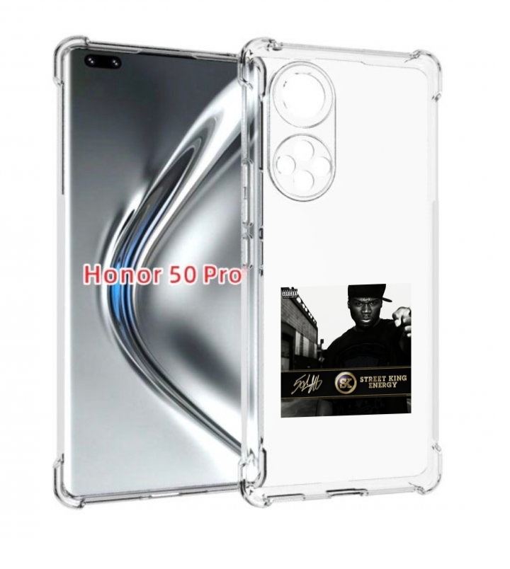 Чехол бампер MyPads 50 Cent - Street King Energy для Huawei Hono