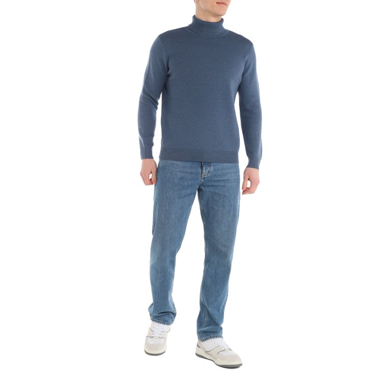 

Водолазка мужская Maison David DR01 синяя M, Синий, DR01