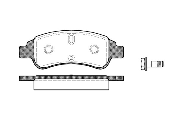 Тормозные колодки Remsa передние для Peugeot 307 2000-/Citroen Xsara 84030 840 30 ***=840 10 колодки дисковые п. Peugeot 307 1.4i/HDi 00>, Citroen Xsara 1.4i-2.0HDi 00>