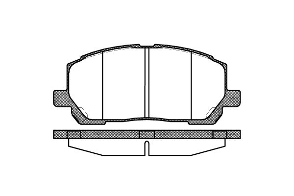 

855 00 =D2231-01 [0446548090] колодки дисковые п. Lexus RX300 V6 00-01