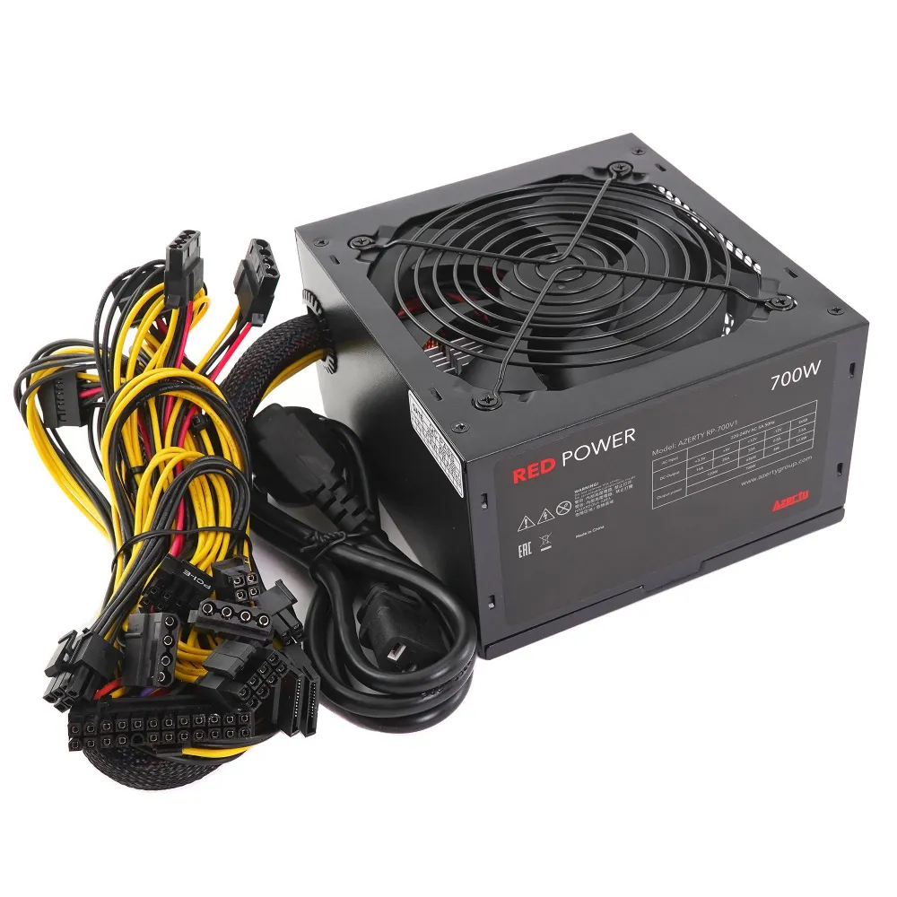 

Блок питания Azerty RP-700V1 700W (10031200450T), Черный, RP-700V1