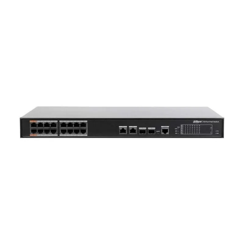 Коммутатор Dahua DH-PFS4218-16GT-240 16G 2SFP 14PoE+ 240W управляемый