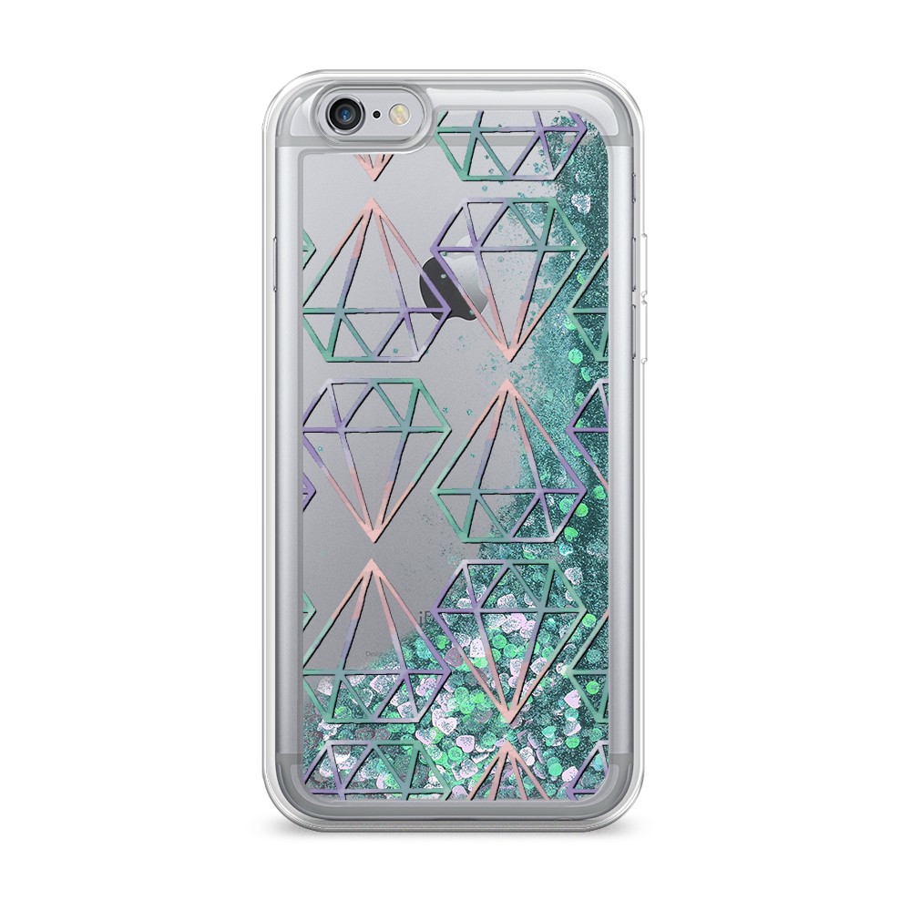 

Жидкий чехол с блестками "Бриллианты голографика" на Apple iPhone 6S, 0104S95-1