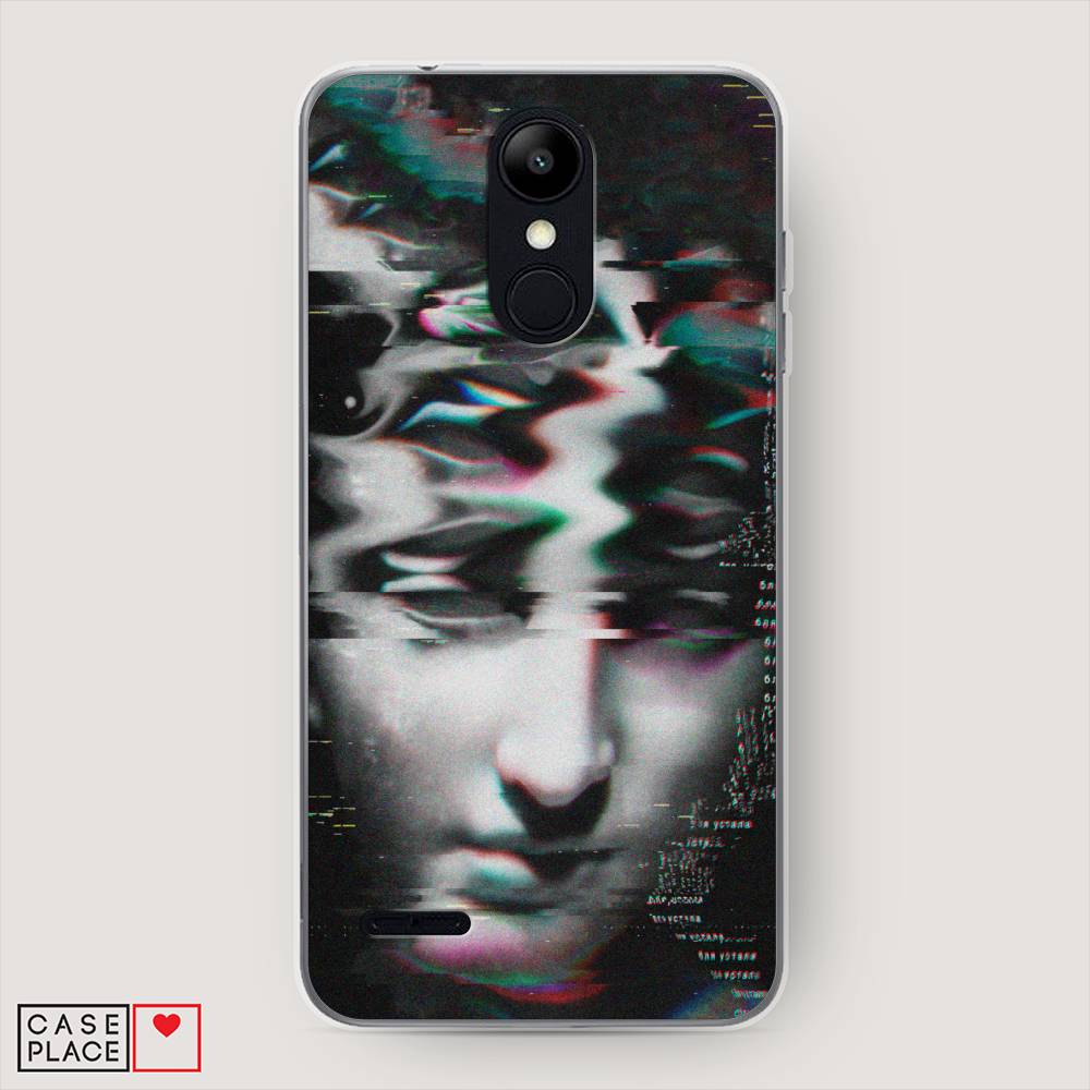 

Чехол Awog на LG K9 (K8 2018) "Glitch Art", Серый, 83750-9