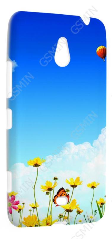 

Чехол NoBrand для Nokia Lumia 1320 Дизайн 54, Белый