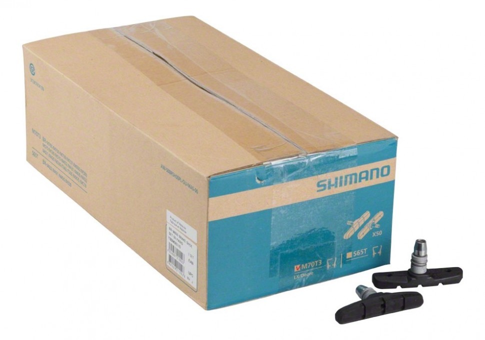 

Торм. колодки Shimano, для v-brake, BR-M330 (S65T), 1 пара, Черный