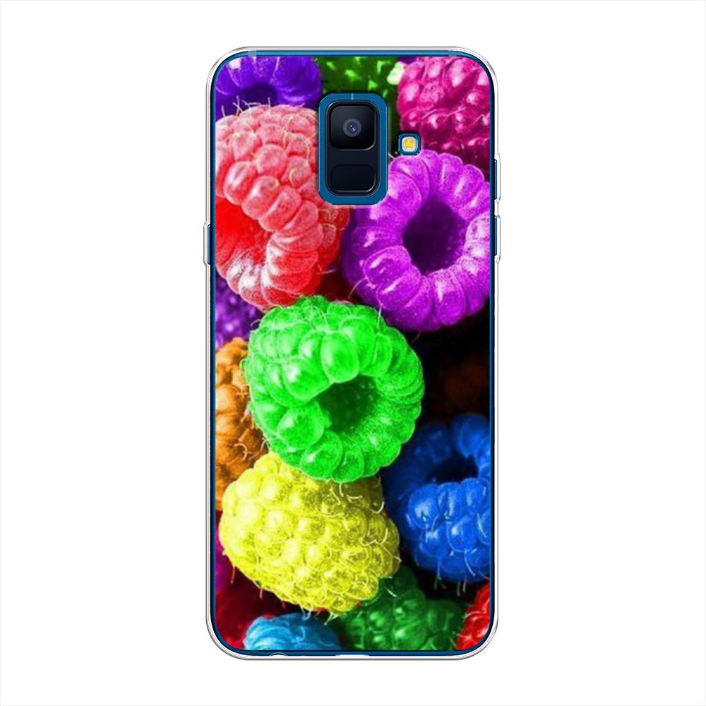 

Чехол Awog "Разноцветная малина" для Samsung Galaxy A6, Разноцветный, 25950-10