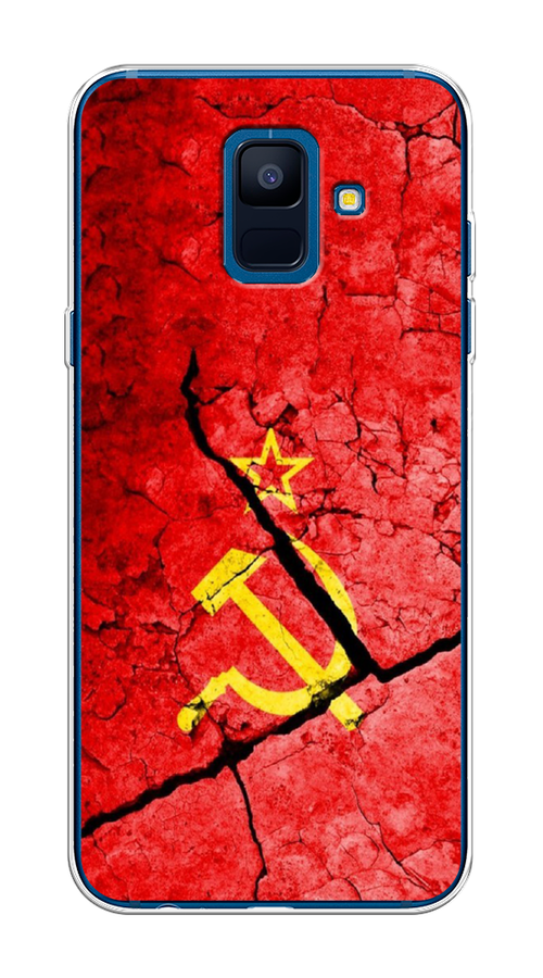 

Чехол Awog на Samsung Galaxy A6 "СССР", Красный;черный;желтый, 25950-5