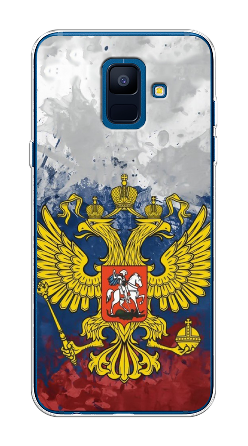 

Чехол Awog на Samsung Galaxy A6 "РФ", Белый;синий;красный, 25950-5