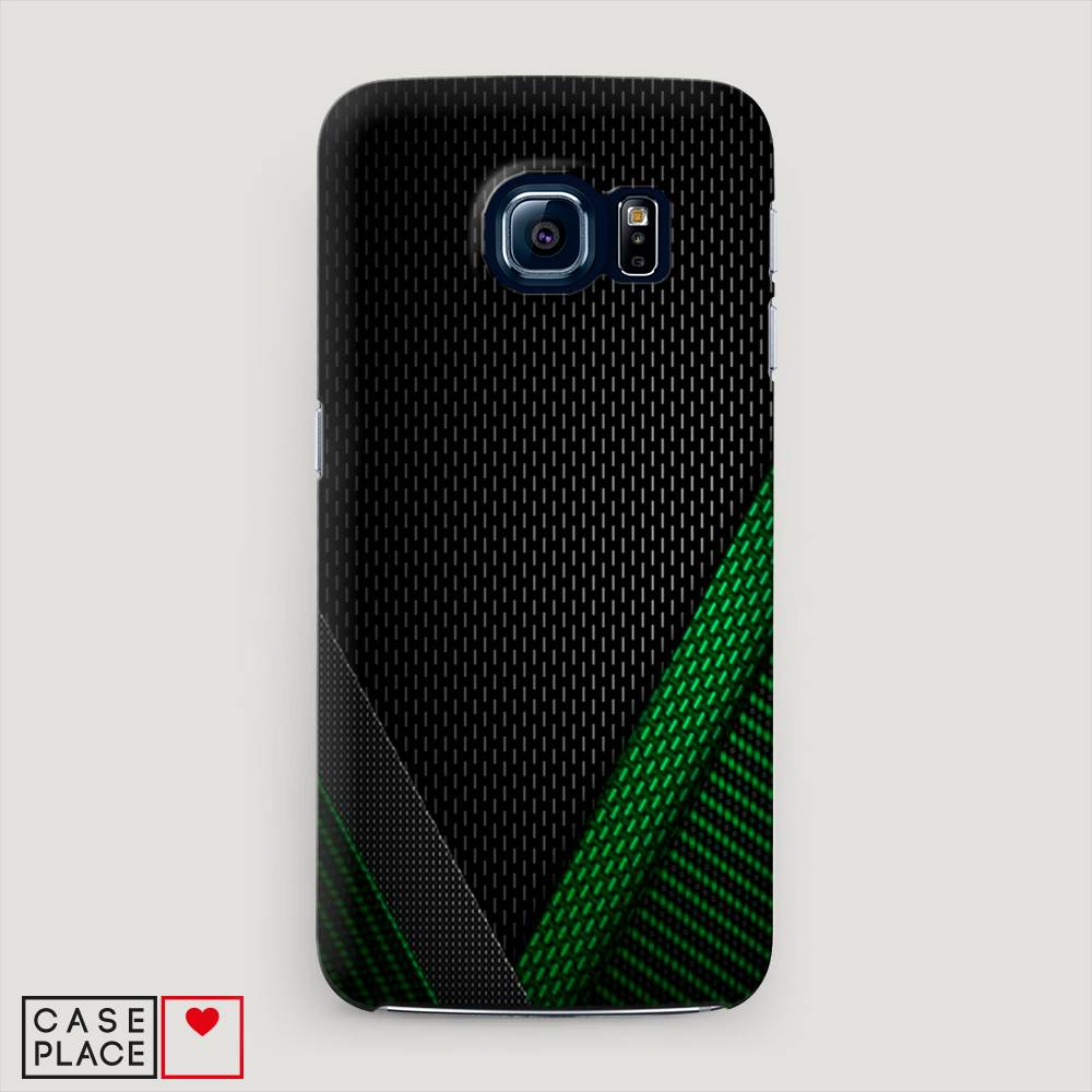 

Чехол Awog "Зеленый карбон" для Samsung Galaxy S6 edge, 24420-2