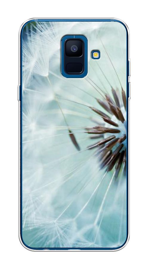 

Чехол Awog на Samsung Galaxy A6 "Пух одуванчика", Серебристый;серый, 25950-4