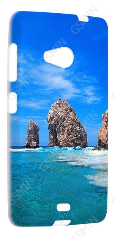 

Чехол RHDS для Microsoft Lumia 535 Дизайн 49, Белый