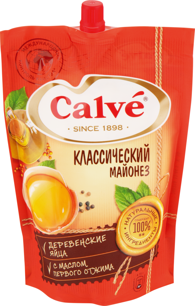 Майонезный соус Calve Классический 50% 400 г