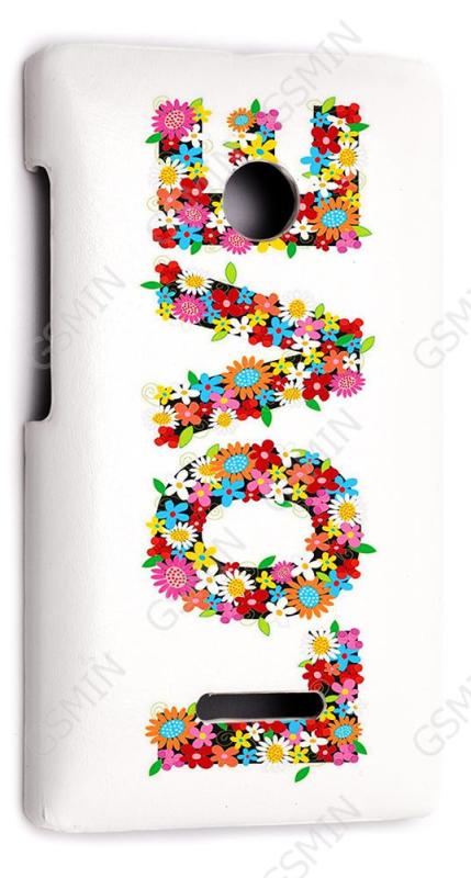 

Чехол Aksberry для Microsoft Lumia 532 Дизайн 14, Белый