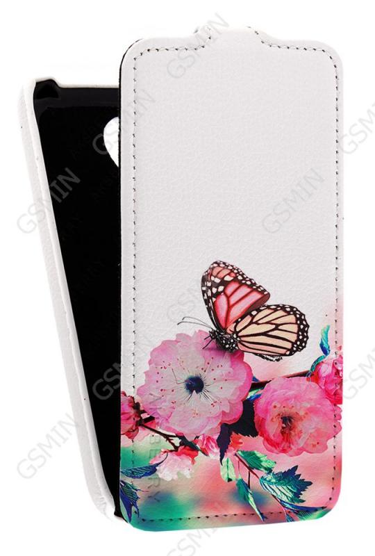 

Кожаный чехол для Lenovo S750 Aksberry Protective Flip Case (Белый) (Дизайн 7/7)