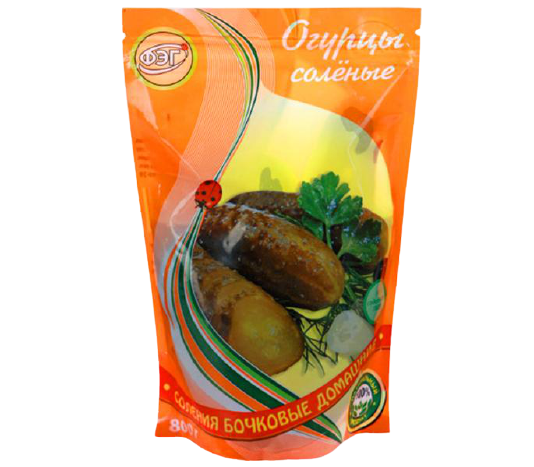 

Огурцы ФЭГ соленые 800 г