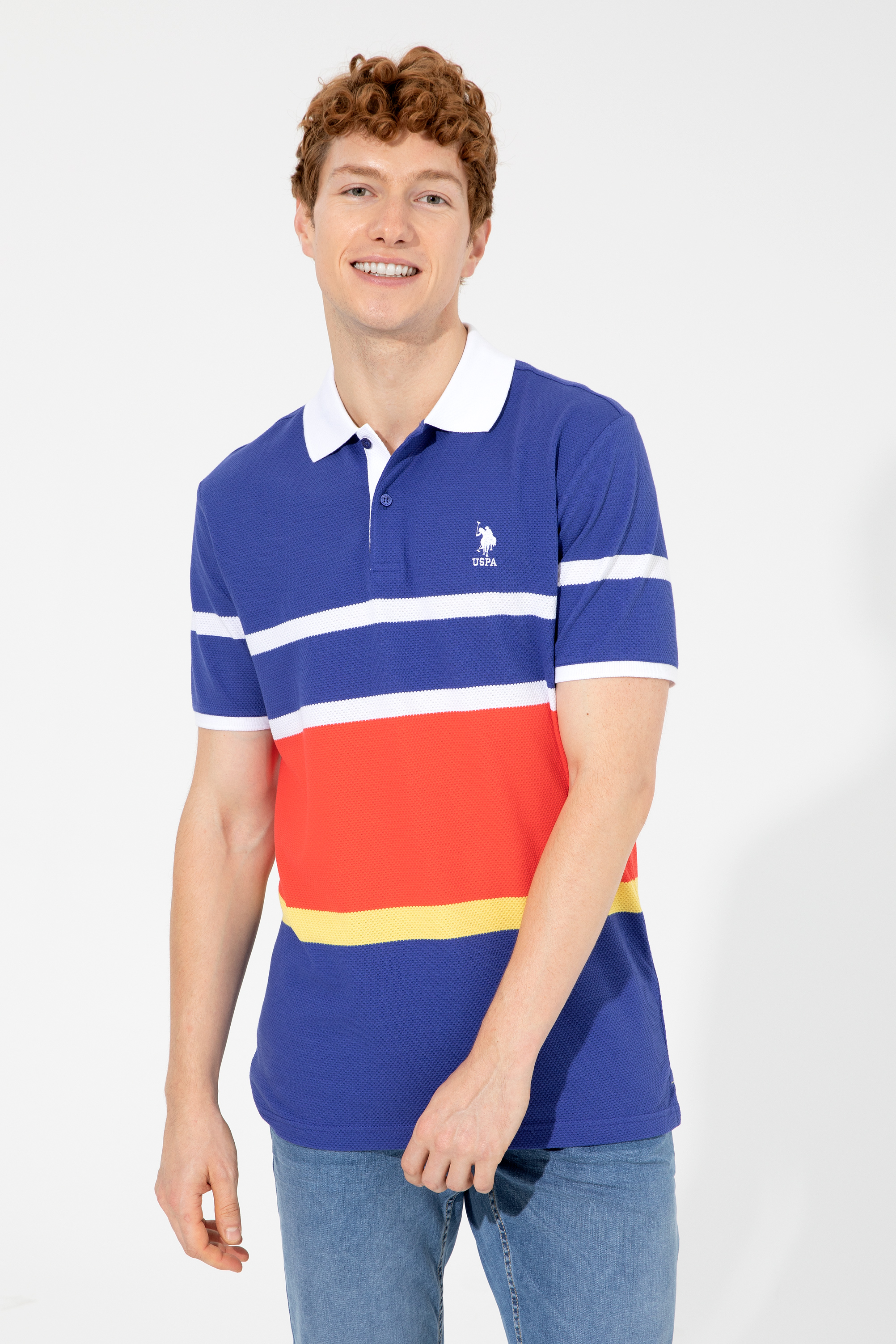 

Футболка мужская U.S. POLO Assn. g081sz0110kaliman синяя XL, Синий, g081sz0110kaliman