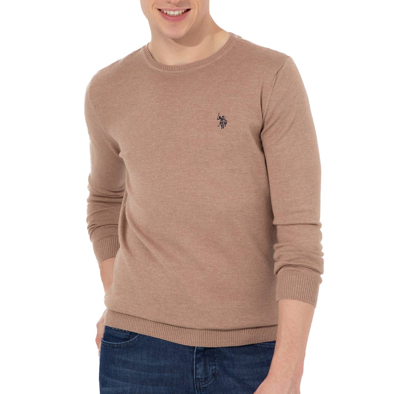 

Джемпер мужской U.S. POLO Assn. g081sz0tk0ernesto-sk22 бежевый M, g081sz0tk0ernesto-sk22