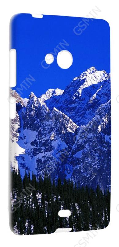 

Чехол NoBrand для Microsoft Lumia 540 Дизайн 47, Белый