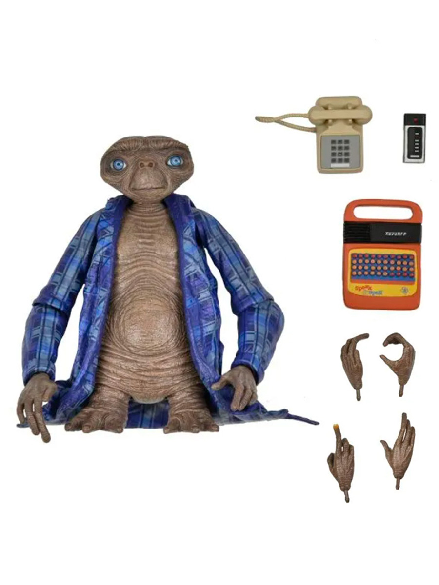 Фигурка Neca Инопланетянин телепат E T the Extra Terrestrial подвижная аксессуары 10 см