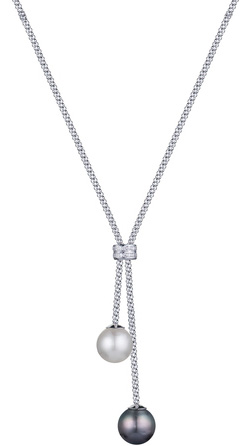 

Колье-галстук из серебра с жемчугом Yana Jewellery 222/04W-pearl-mix-d9-10, 222/04W-pearl-mix-d9-10