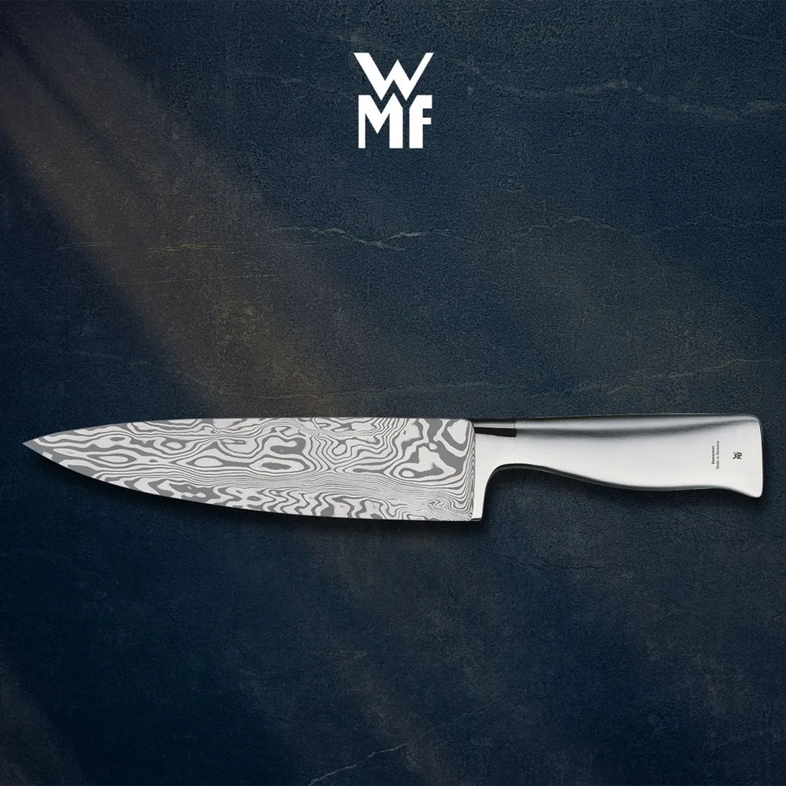 Шеф нож WMF Grand Gourmet Damasteel, 20 cм, дамасская кованая сталь