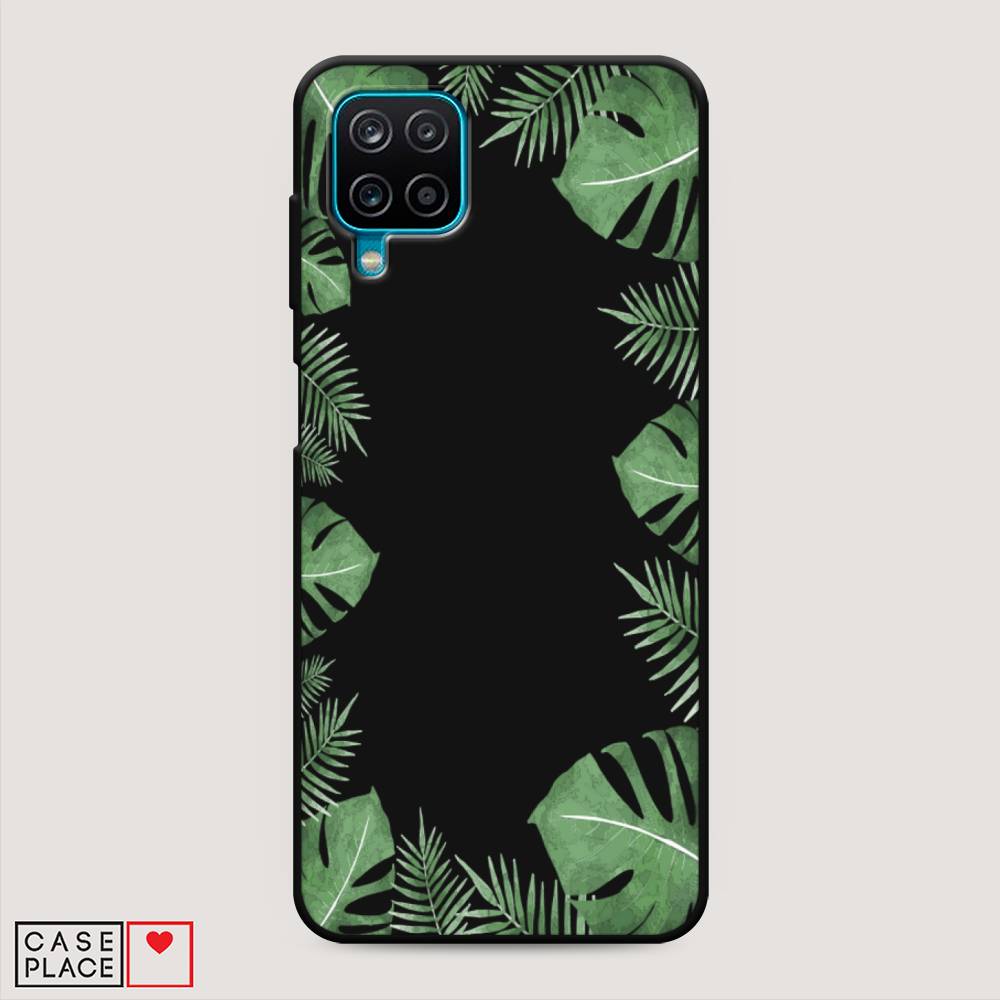 

Чехол Awog на Samsung Galaxy A12 / Самсунг A12 "Листья папоротника рамка", Разноцветный, 2101652-1