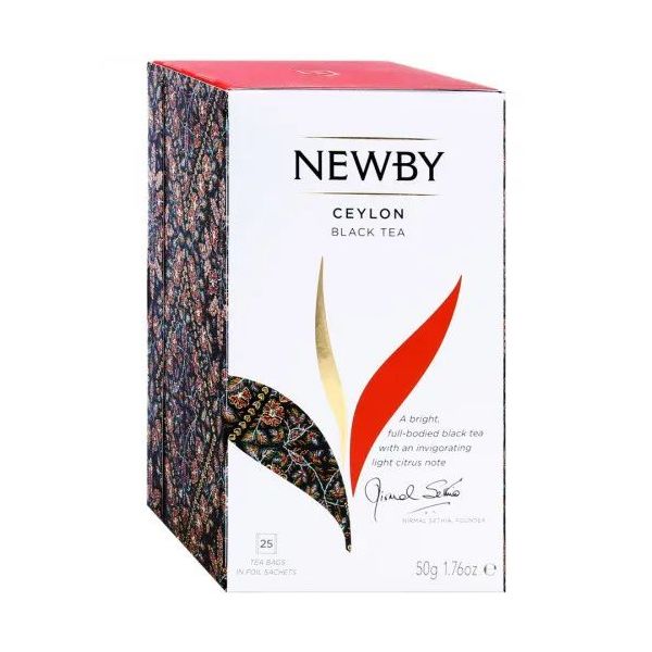 Чай черный Newby Цейлон черный в пакетиках 2 г х 25 шт