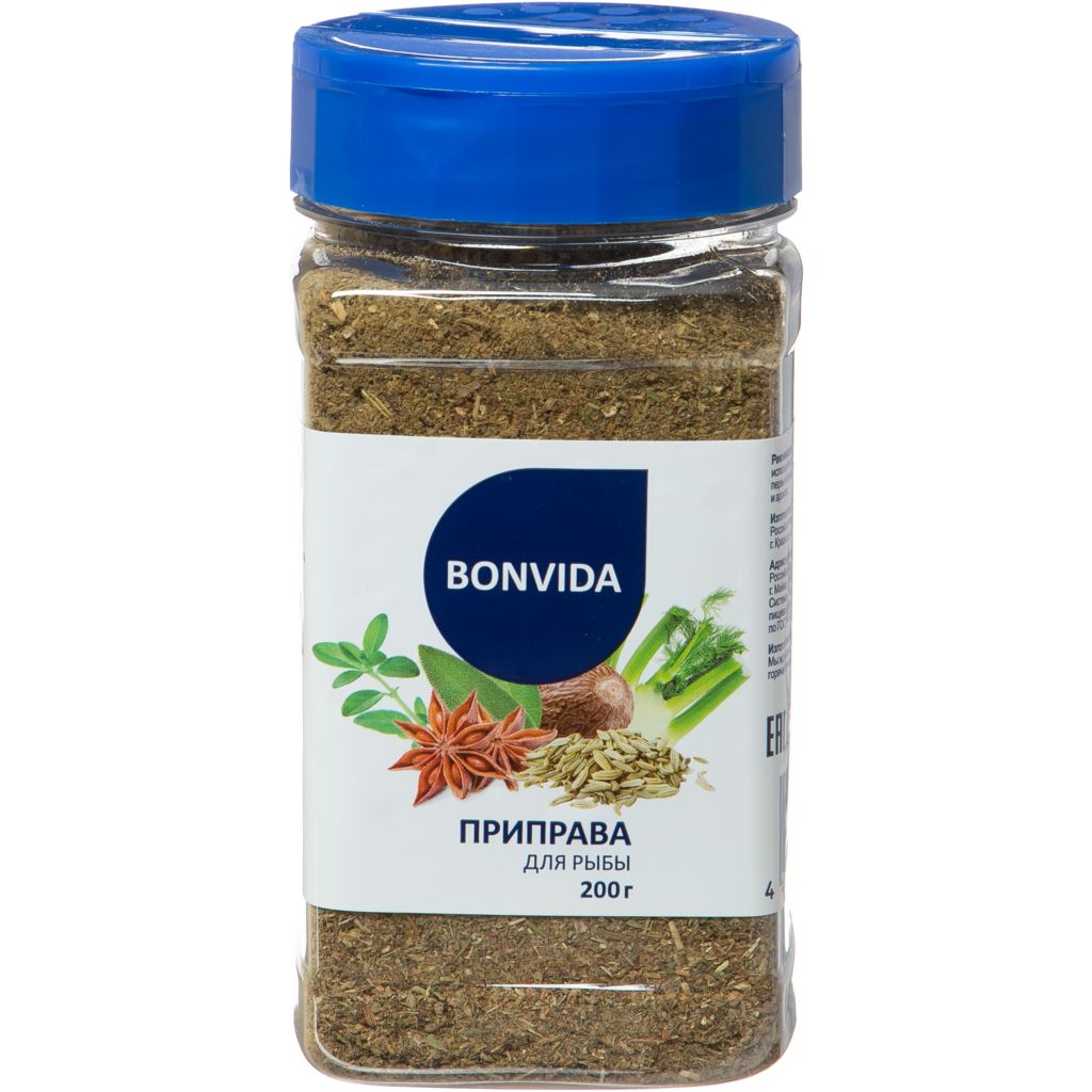 Приправа Bonvida для морепродуктов 200 г