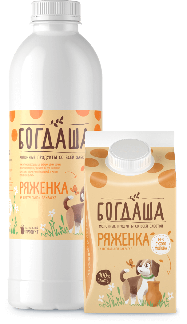 

Ряженка Богдашка 2,5% бзмж 500 г