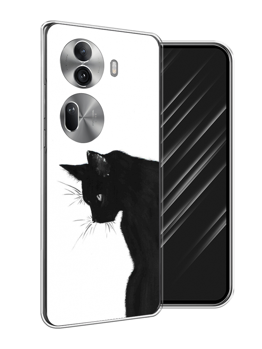 

Чехол Awog на Oppo Reno 11 Pro (Global) "Black cat", Черный;белый, 2515950-1