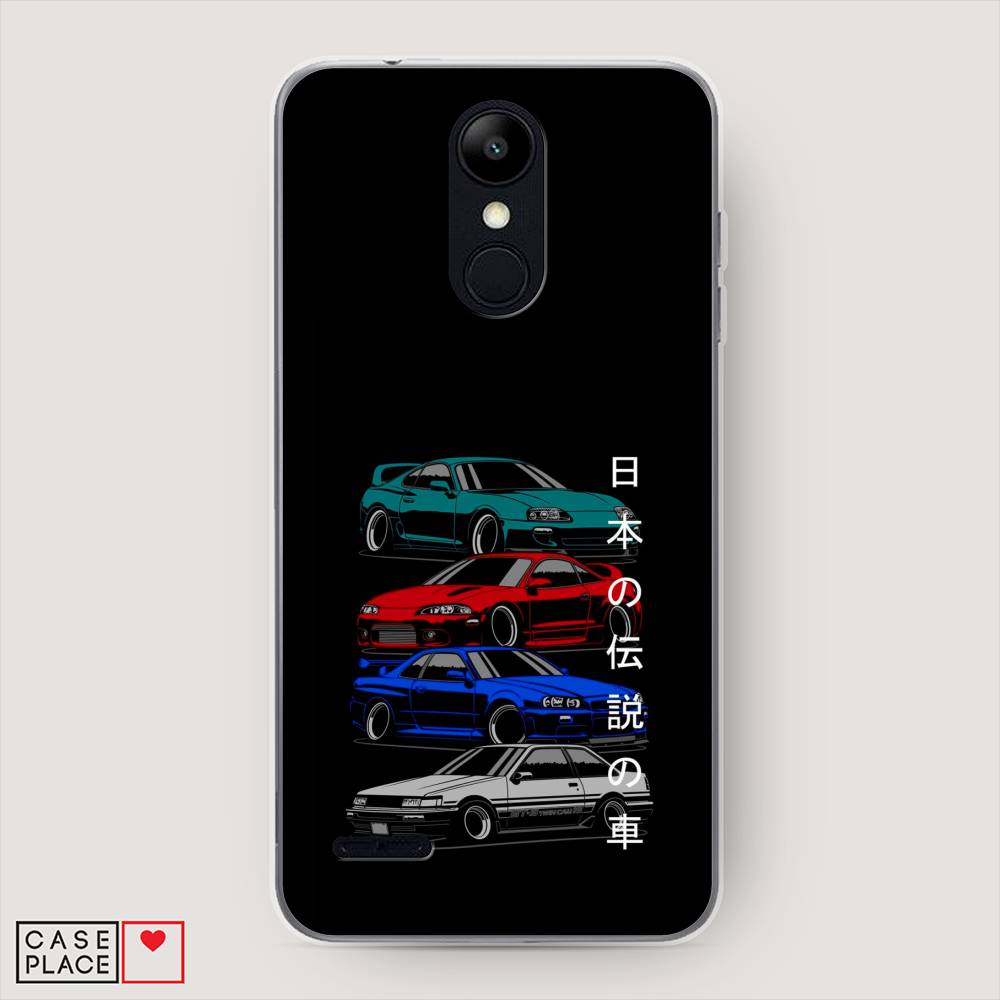 

Чехол Awog на LG K9 (K8 2018) "JDM Legend cars", Зеленый;красный;синий, 83750-5
