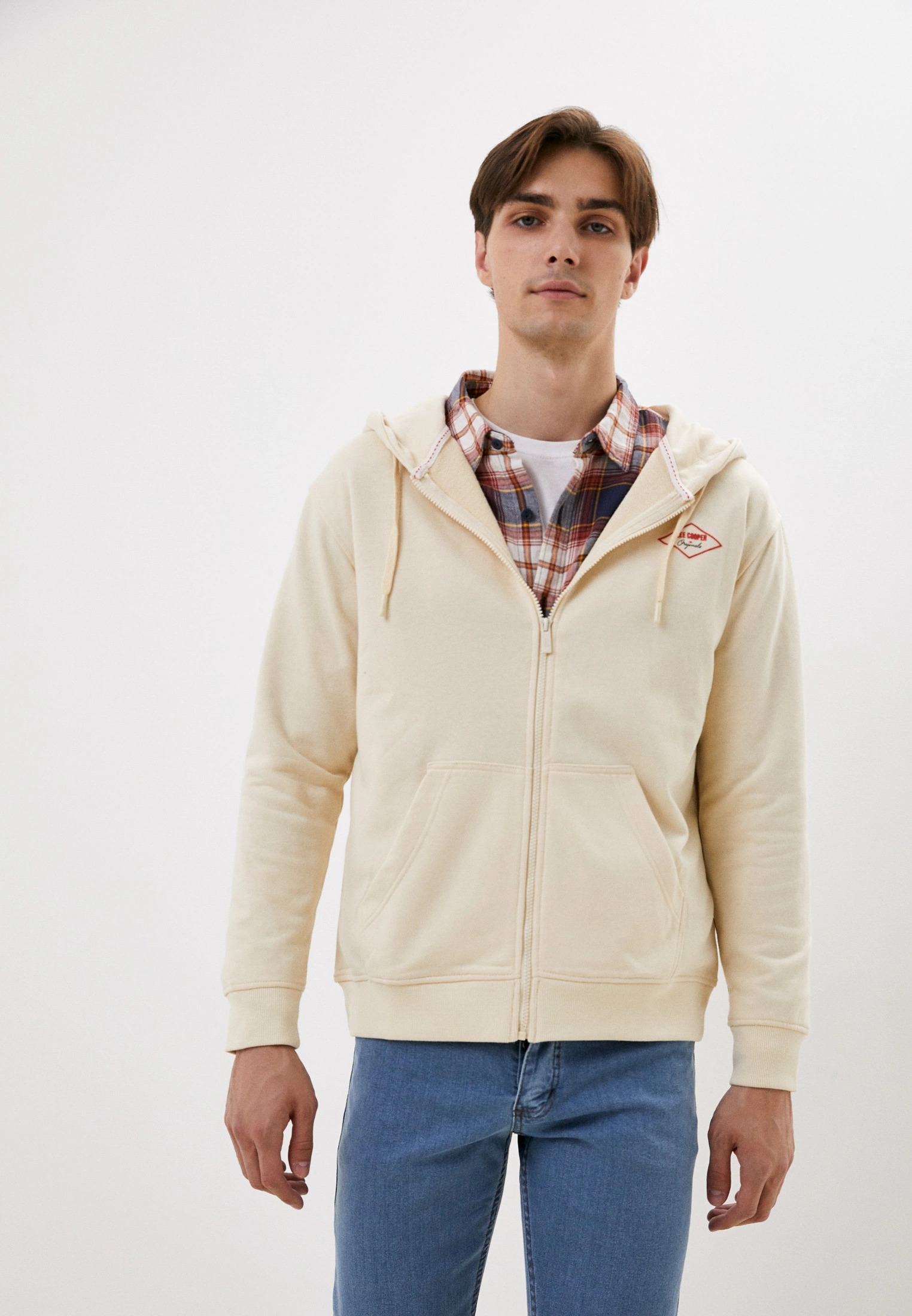 

Толстовка мужская Lee cooper SH-4750-S желтая S, SH-4750-S