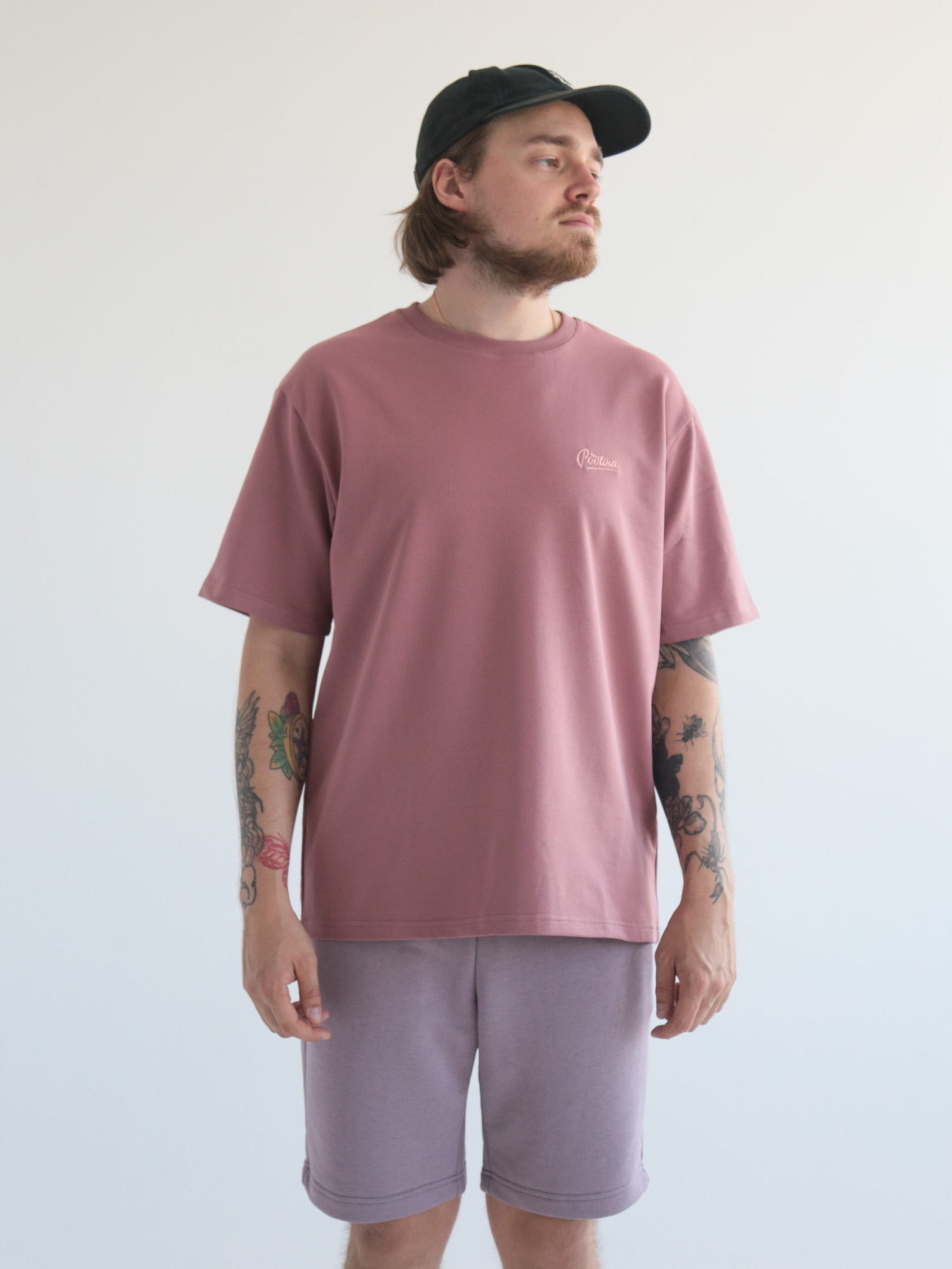 

Футболка мужская Родина TEE_M-OVRSIZED-024 фиолетовая XL, TEE_M-OVRSIZED-024