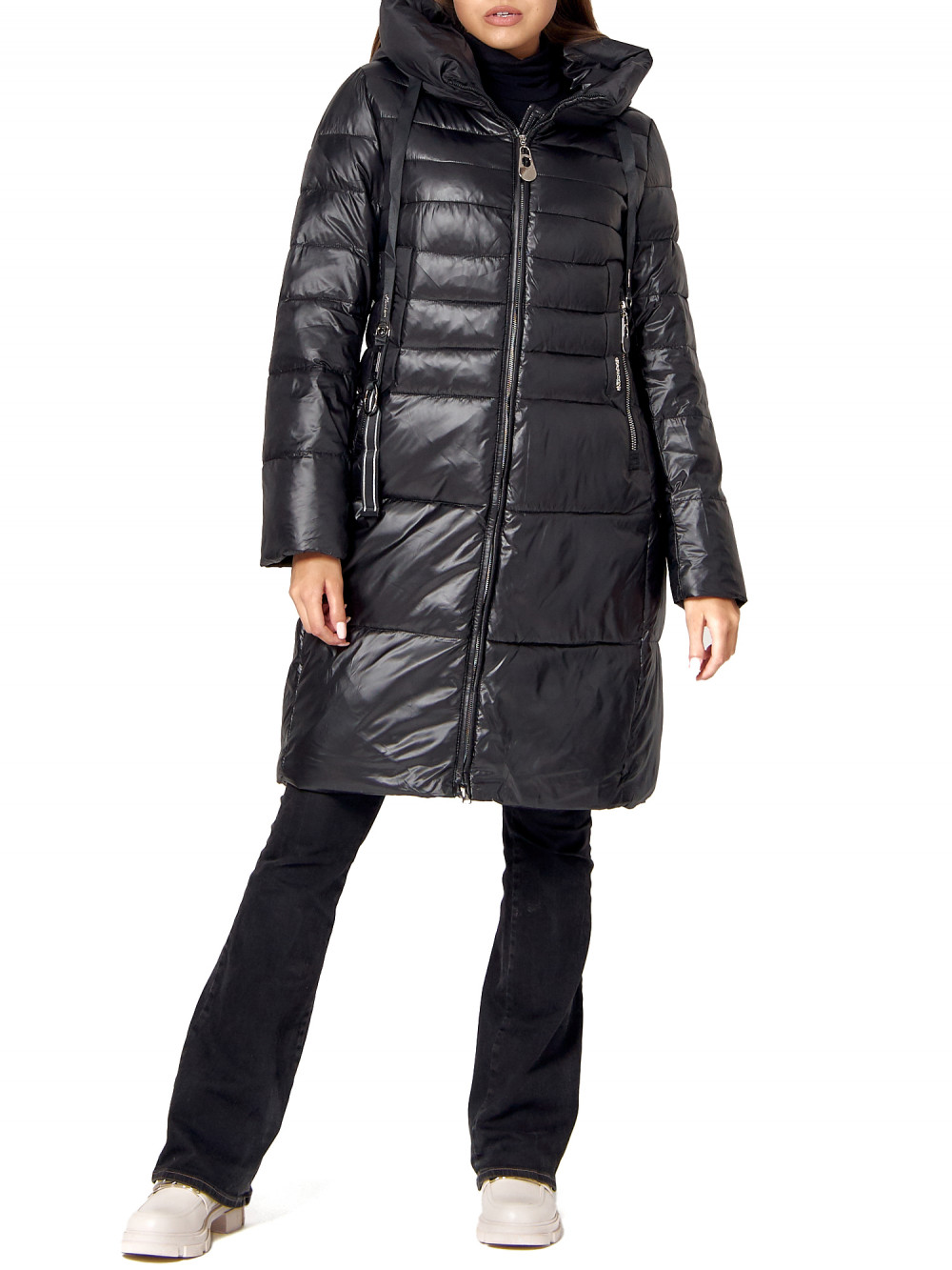 

Куртка женская Disco Kitten AD442116 черная XXL, Черный, AD442116
