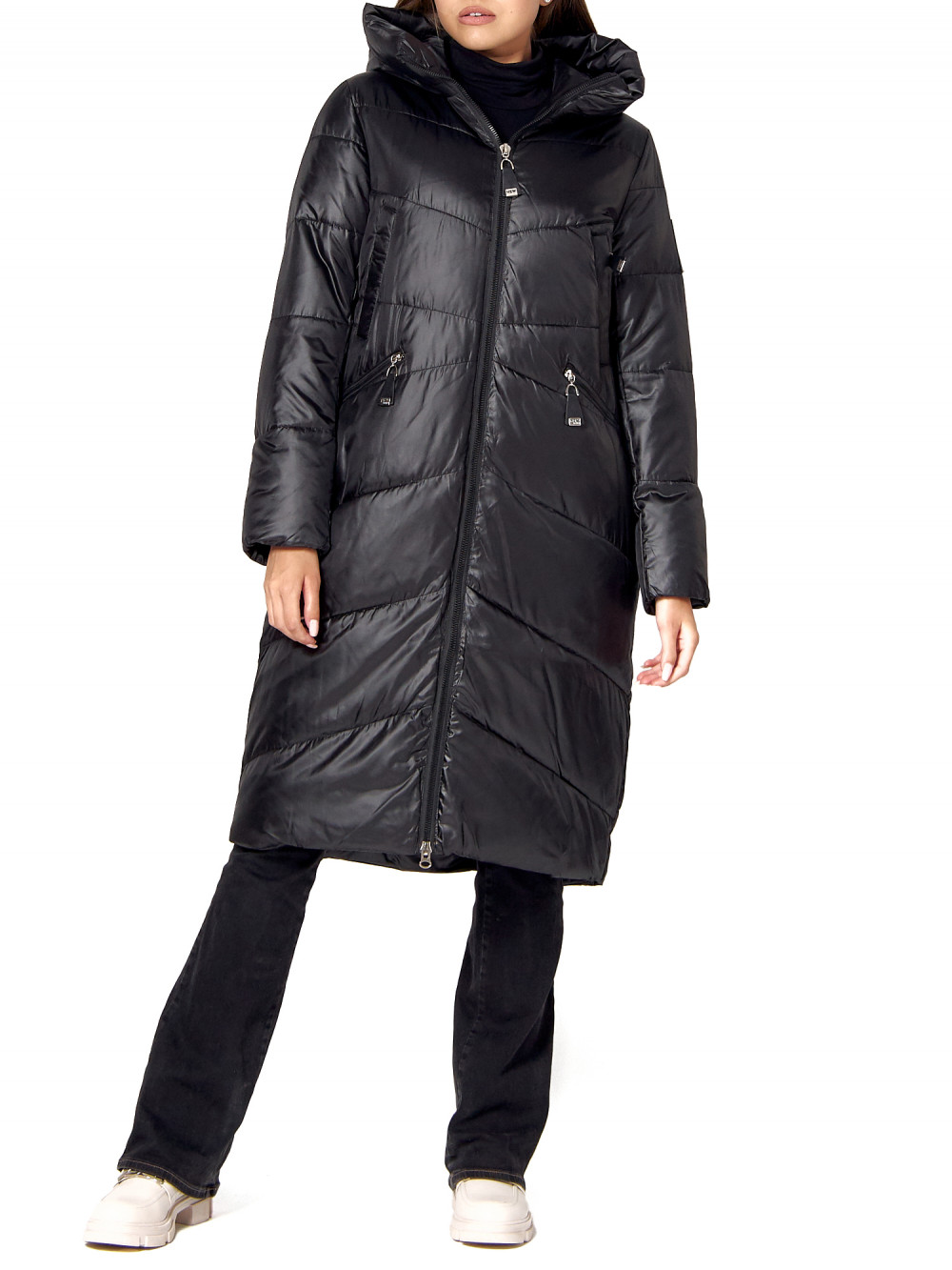 

Пальто женское NoBrand AD442152 черное XXL, Черный, AD442152