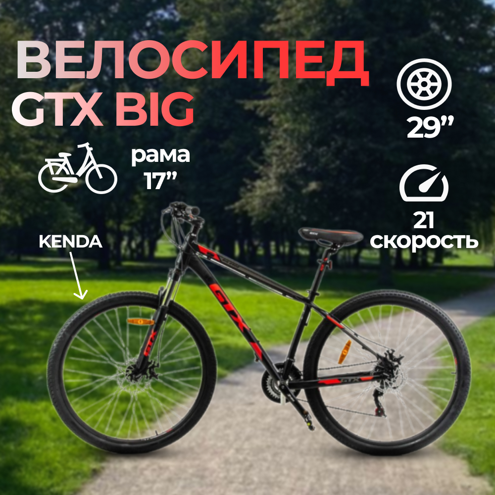 Велосипед GTX BIG 2902, 2022, рост. 17